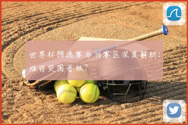 世界杯预选赛非洲赛区深度解析:谁将突围晋级?