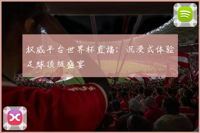 权威平台世界杯直播：沉浸式体验足球顶级盛宴